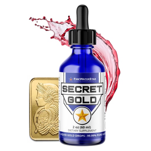 [BRSWGHQKBN7R423B] FWS Colloidal Gold Liquid Drops, Ascension Meditation Spiritual Aid Brain Boost, Enhance Awareness Clarity Dreams Intuition, Made from 99.99% Pure Swiss Gold, 100 ppm, Ruby Red, Real 24K