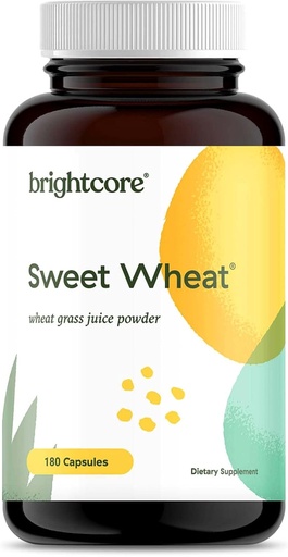 [BRSWIY3ZAYFRGCQ5] Nutrición Sweet Wheat, Ready-to-Drink Athletic Greens, Super Greens con encimas dixestivos para a saúde Digestiva e impulso inmune, 180 cápsulas de po de trigo Juice Powder
