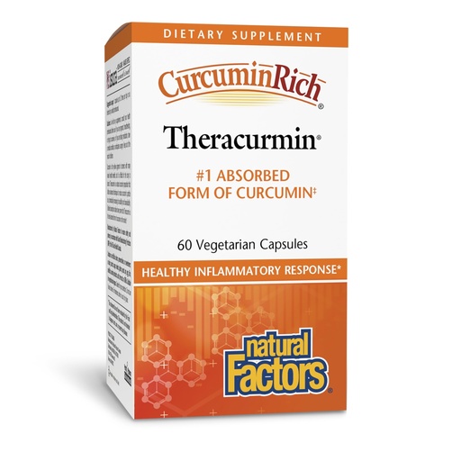 [BRSWIZIYOQCAC2L6] Natural Factors, CurcuminRich, Theracurmin, 60 Veggie Caps