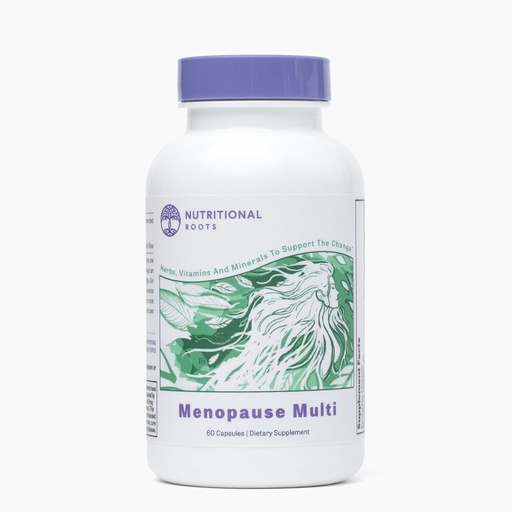 [BRSROGI5CEMAMGY2] Nutritional Roots 5-in-1 Menopause Support Vitamins for Women, Fermented Vitamins, Minerals, Probiotics and Organic Herbs, Third Party Tested, Doctor's Choice, 30 Servings