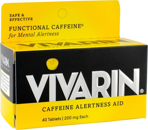 [BRSWIHQAOUIRUDT2] Vivarin Caffeine Alertness Aid, Tablets 40 ea (Pack of 2)