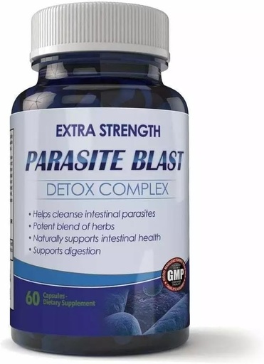 [BRSRAAIYO4BRSAAV] Parasite-Blast Cleanse Detox: 60 Capsules for Rapid Body Boost and Health Detoxification,Natural Cleanse