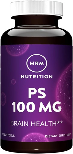 [BRSWIYT3PMCQAGDY] MRM Nutrition PS 100mg | Phosphatidylserine | Brain Health | Memory + Learning | Gluten-Free | 60 Servings