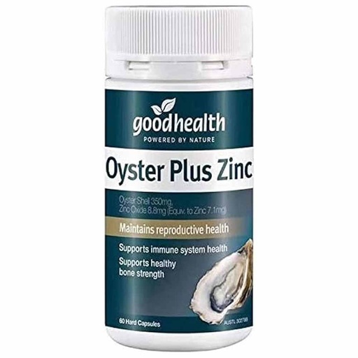 [BRSWIEIEDJ4RQ2TE] Goodhealth Oyster Plus – 60 Capsules – Marine Nutrient Supplement with Zinc and Taurine for Health and Vitality – Supports Immune and Reproductive Healt
