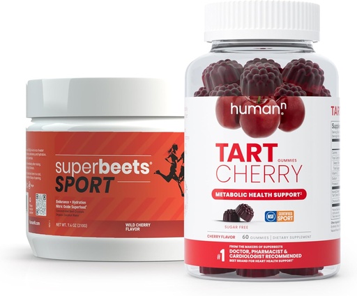 [BRSROYA6DEIBAD37] Humann SuperBeets Sport & Tart Cerise Gummies