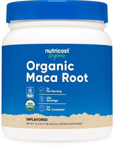 [BRSWECQKBF7QA3TU] Nutricost Organic Maca Root Powder (1 LB)