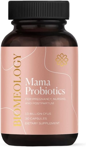 [BRSWYZACCV6Q4CDV] Probiotics for Pregnancy, Postpartum, and Breastfeeding | Supports Digestive and Immune Health for Mom and Baby | Morning Sickness Relief | Take with Prenatal Vitamins | 30 Capsules