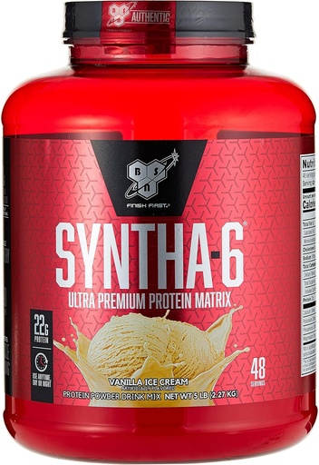 [BRSWKYQ7AZYB4DQZ] BSN SYNTHA-6 단백질 분말, 바닐라 아이스크림, 80 Ounce