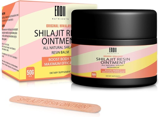 [BRSRA232PN6WMH3A] Shilajit Resin w/Fulvic Acid & Trace Minerals, 100% Pure Shilajit with 85+ Humic Acid Supplement Gel, Increase Metabolism, Energy & Immune System - 100 Servings / 60g per Serving 1.67oz