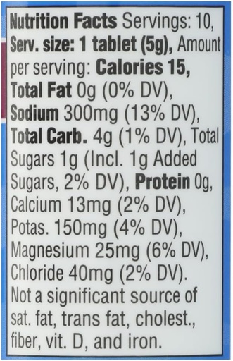 [BRSWKHDYOUARQH3A] NUUN, tube de Triberry Sport, 10 comtes