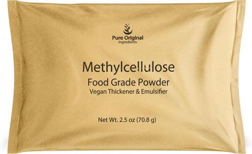 [BRSWGGALAEDQMEI4] PURE ORIGINAL INGREDIENTS Methylcellolose (2.5 oz) always Pure, Thickener ' Emulsifier, Food Grade