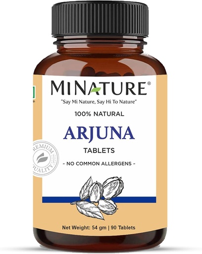 [BRSW2ZIEBECRGETX] Arjuna Tablets by mi Nature -90 Tablets, 1000mg TENIDO 45 Day Supply TEN 100% Natural Arjuna Tablet ← Arjun bark ANTE Saraca Indica Silencio desde India
