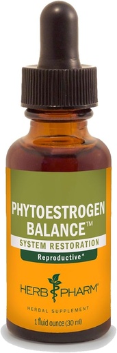 [BRSWIY35AIOB423C] Herb Pharm Phytoestrogen Balance Liquid Herbal Formula for Female Reproductive System Support - 1 Ounce