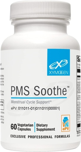 [BRSWIYIZCF5RKYAZ] XYMOGEN PMS Soothe Cycle Support for Women - su Dong Quai, Chaste Tree Extract, Dandelion, Ginger & Licence Root - Vegan + Gluten Free (60 Kapsules)