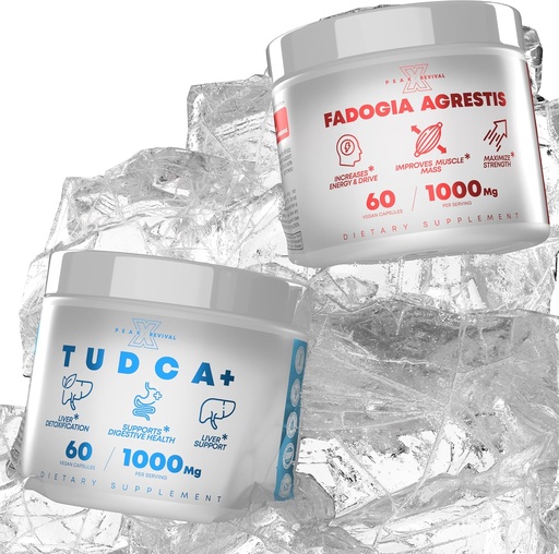 [BRSRAYL7OYIBS3DZ] TUDCA+ Fadogia Agrestis Salt Supplement for Liver Support, Potent Extract to Increase Energy, Performance & Muscle Mass (60 Capsules)