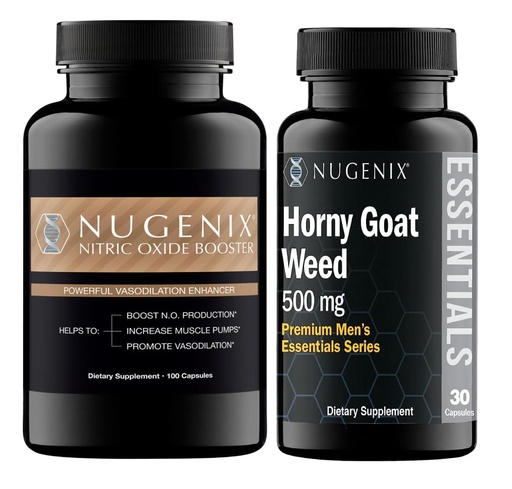 [BRSROFA7DN5GMDT7] Nugenix Nitric Oxide Booster and Horny Goat Weed Supplements for Men
