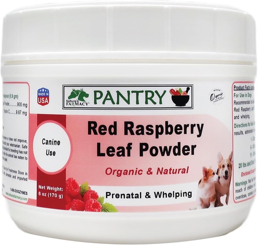 [BRSWGCYPO55QOCDA] Dogzymes Organic Red Raspberry Leaf Powder (6 Ounce)