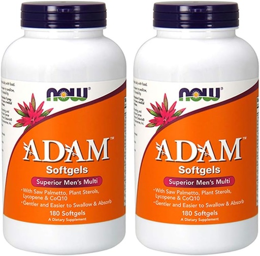 [BRSWIZTYCYEA4AD4] Nå Foods ADAM Mens Multiple Vitamin, 180 Softgel (2 Pack)