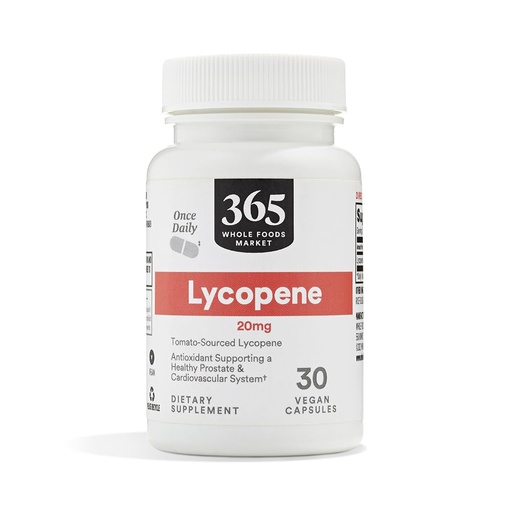 [BRSWGZQBOQFBO3DP] 365 by Whole Foods Market, Lycopene 20 mg, 30 Count
