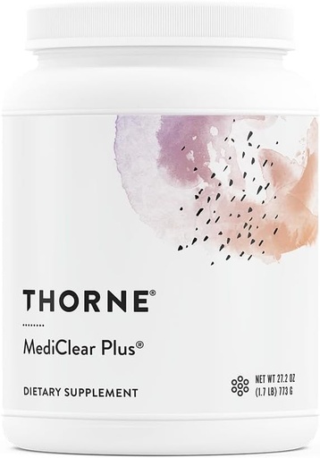 [BRSW22TROJ6QM2DG] THORNE - MediClear Plus - Fonal Support, Eliminate Environmental və Dietary Toxins * - Tam Multivitamin-Mineral Profil ilə Rice və Pea Protein-based İçki Toz - 27.2 Oz