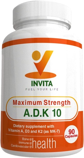[BRSROYAKOB5BMFD2] INVITA, ADK Suplimentul de vitamine (10000 UI)