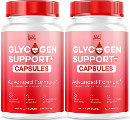 [BRSRAHD3CMCBAET4] (2 Paket) Glycogen Support Supplement Advanced Formula, Glycogen Support Capsules, Glycogen Support, Advanced Glycogen Support Formula, Glycogen Support Supplement Təhlükəsizlik, 2 Aylıq üçün 60 Capsules