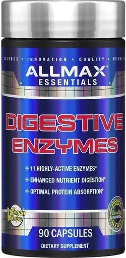 [BRSWI2T7AYHBEDI7] ALLMAX Nutrition Digestive Enzymes, 90 Capsule