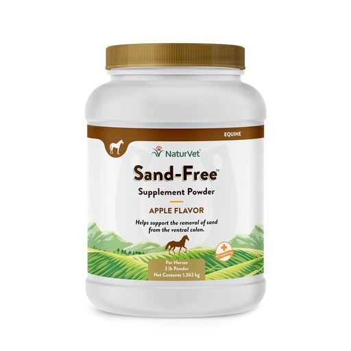 [BRSWIYL3AYJWA2TU] NaturVet – Sand Free Horse Powder – 3 lbs – Maintains Healthy Intestinal Function – Supports Removal of Sand from Ventral Colon – Enhanced with Tasty Apple Flavor