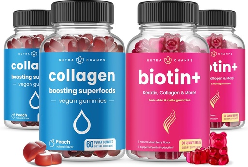 [BRSRA2YECFYW2AI7] NutraChamps Tamam Saç, Skin & Nails Sche. Biotin, Collagen, Keratin