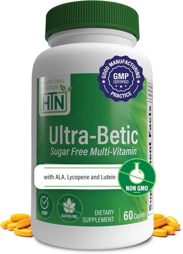 [BRSWGZQKOUARQH3B] Gezondheid Thru Voeding Ultra-Betische Multivitamine 60 Telling Ondersteunt Nerve, Vision, Energie 
