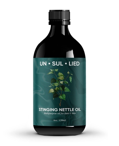 [BRSROZARAFYRMALP] Stinging Nettle Multipurpose Oil for Hair Growth and Skin Soothing-Softening-Moisturizing for Men and Women-All Natural 4 oz