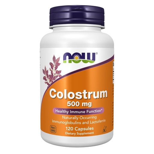 [BRSWIY32BQMB4F3U] Now Foods, Colostrum, 500 mg, 120 Veggie Caps