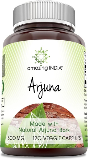 [BRSWGGAKCUARODLX] Amazing India Arjuna (Made with Natural Arjuna) 500 Mg Supplement 