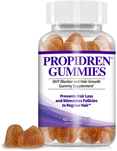 [BRSW2CDQCICROHLD] Atrafen Propidren Gummies od HairGenics. Prvi DHT Blocker Gumies na svetu za preprečevanje izpadanje las in spodbujanje folikle za lase ustaviti izgubo las in regres las. 60, 1 mesec dobave.