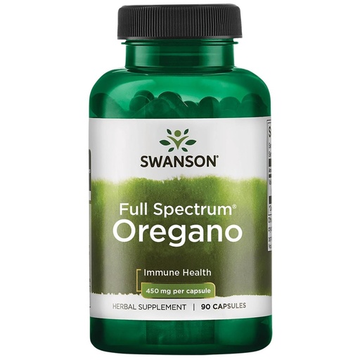 [BRSWKGYYAB4BUAA5] Swanson Oregano 450 Milligrams 90 Capsules