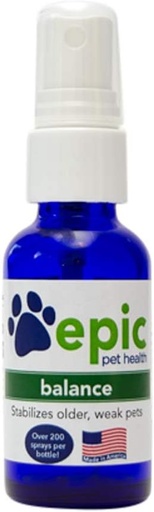 [BRSWIELYOUOQ2C34] Equilibrio - Todos los suplementos líquidos naturales que estabilizan mascotas viejas o débiles - Aplicar directamente al cuerpo, alimentos y agua para los resultados rápidos - seguro para todas las mascotas (Spray, 1 onza)