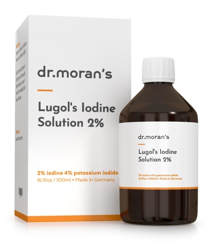 [BRSRMBQEDJ6RAHQ6] LUGOL'S Iodine 2% Solution | USP/PH. EUR. | 16.91oz | Made in Germany