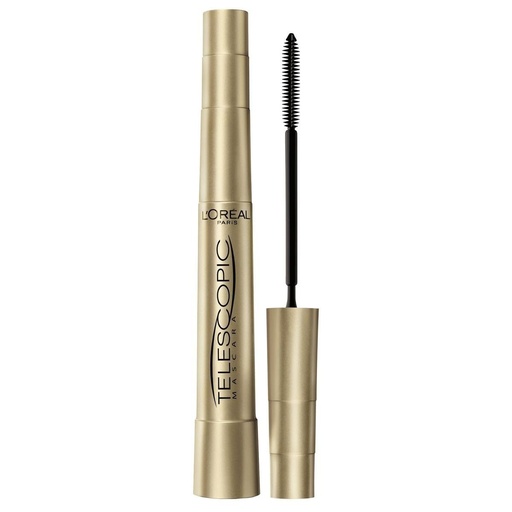 [BRSWKHDQDN7WY3L2] 2 x L'Oreal Paris Telescopic High Precision Flexible 8ml Mascara - Black