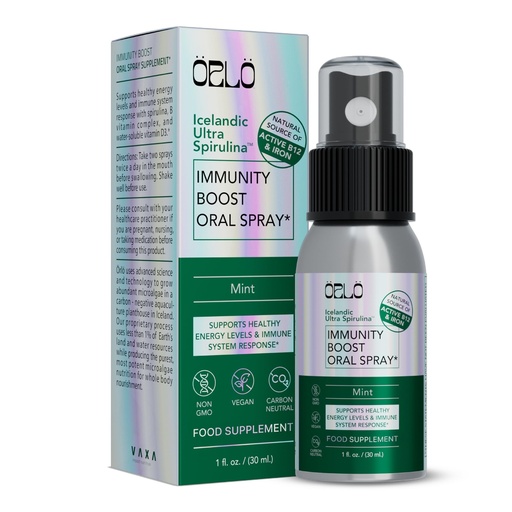 [BRSRMGIZDJYRYAD7] Orlo Immunity Boost Multivitamin for Adults with VIT B12 & B Vitamin Complex, Vegan Vitamin D3 & Icelandic Ultra Spirulina – Fast-Absorbing Immune & Energy Support, Mint Flavour, 60 Servings