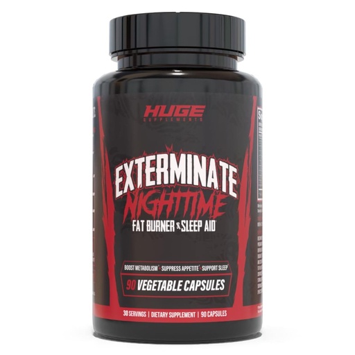 [BRSROYY5OIMAOYLK] Exterminate Night Time Fat Burner & Sleep Support - Boost Metabolism, Reduce Cravings & Burn More Calories - 10 Proven Ingredients Forskolin, 5-HTP, Saffron, Paradoxine & Melatonin (100% Stim Free)