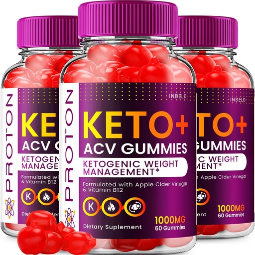 [BRSROBAFAEPB4CDJ] (3 Pack) Proton Keto ACV Gummies Advanced, Proton Keto + ACV Gummies 1000mg, Protein Keto + ACV Apple Cider Vinegar Gummy Proton Gummies Reviews, Proton Keto+ACV Vitamine B12 (180 Gummies)
