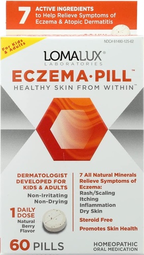 [BRSWKFQ6DMGGK3TI] Loma Lux Laboratories Homeopathic Supplement, Eczema, 60 Count (3 Pack)