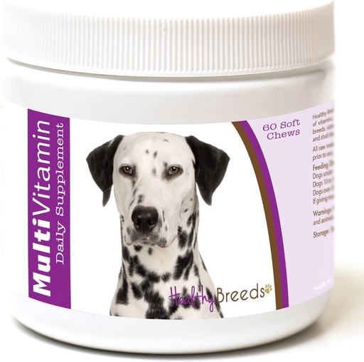 [BRSWIHILA4MBECT6] Healthy Breeds Dalmatian Multi-Vitamin Soft Chews 60 Count