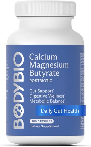 [BRSWIYAYBR4WYGDY] BodyBio Butyrate - Gut Health, Digestive Support, Bloat, Gas & Constipation Yardım, Leaky Gut Repair - Kaloriya, Magnezyum + Butyric Acid üçün kateqoriya