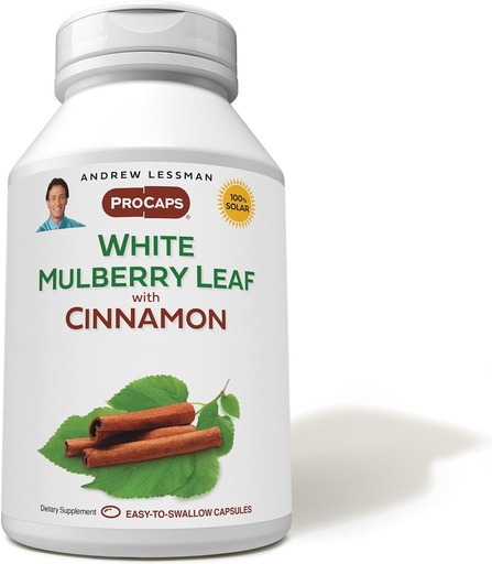[BRSW2HQKBV6WMDI2] Andrew LESSMAN White Mulberry Leaf Kaneli 30 Softgels - Standardoitu White Mulberry Leaf Kaneli Bark Extract.