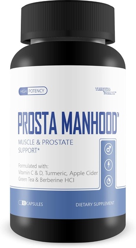 [BRSRMAA5ABYGCCLV] PROSTA MANHOOD - All-in-One Prostate Support - Promote Prostate Health - Support Blood Flow, Kidney Health, Normal Prostate Size - Promote Healthy Prostate Function - Healthy Prostate Genex Supplement