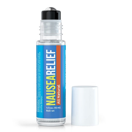 [BRSWGFAQCINGEYLK] Migrastil Nausea Ease Roll-On (10ml) - Quick Aid for Queasiness from Motion Sickness, Migraines, Chemo, etc. - Cruelty-Free & Vegan. Made in The USA.
