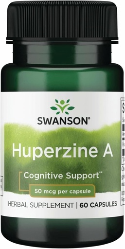 [BRSWGYYZOQDQYYLL] Swanson Huperzine A 50 mcg 60 Capsules