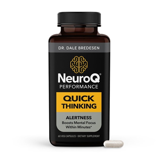 [BRSROFIPCQOWKFAY] LifeSeasons NeuroQ - Quick Thinking Supplement Pills - Boosts Alertness + Supports Mental Focus - L-Theanine Caffeine L-Tyrosine & Beta-Alanine (60 Capsules)