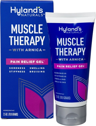 [BRSWGAYLO55BM3T7] Hyland's Muscle Therapy with Arnica Pain Relief Gel, Bruise Healing Cream, Natural Relief of Pain, Swelling, Bruising, Soreness and Stiffness, 2.5 Oz